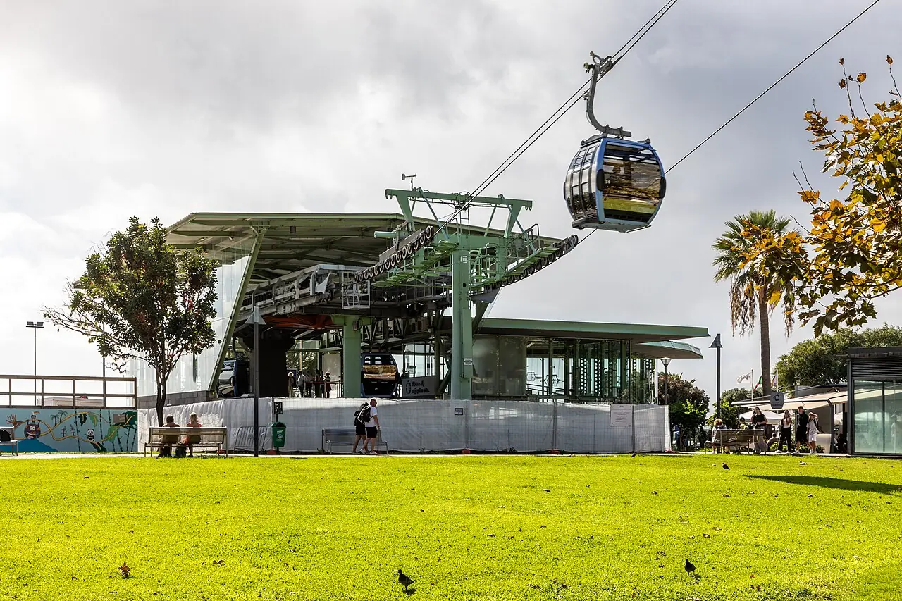 Station basse du téléphérique Funchal–Monte à Madère